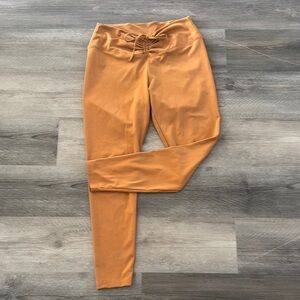PINK Victoria's Secret Orange/Rust Leggings Size XL